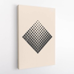 Minimal Halftone Shapes #3 Wall Art