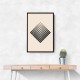 Minimal Halftone Shapes #3 Wall Art