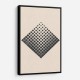 Minimal Halftone Shapes #3 Wall Art