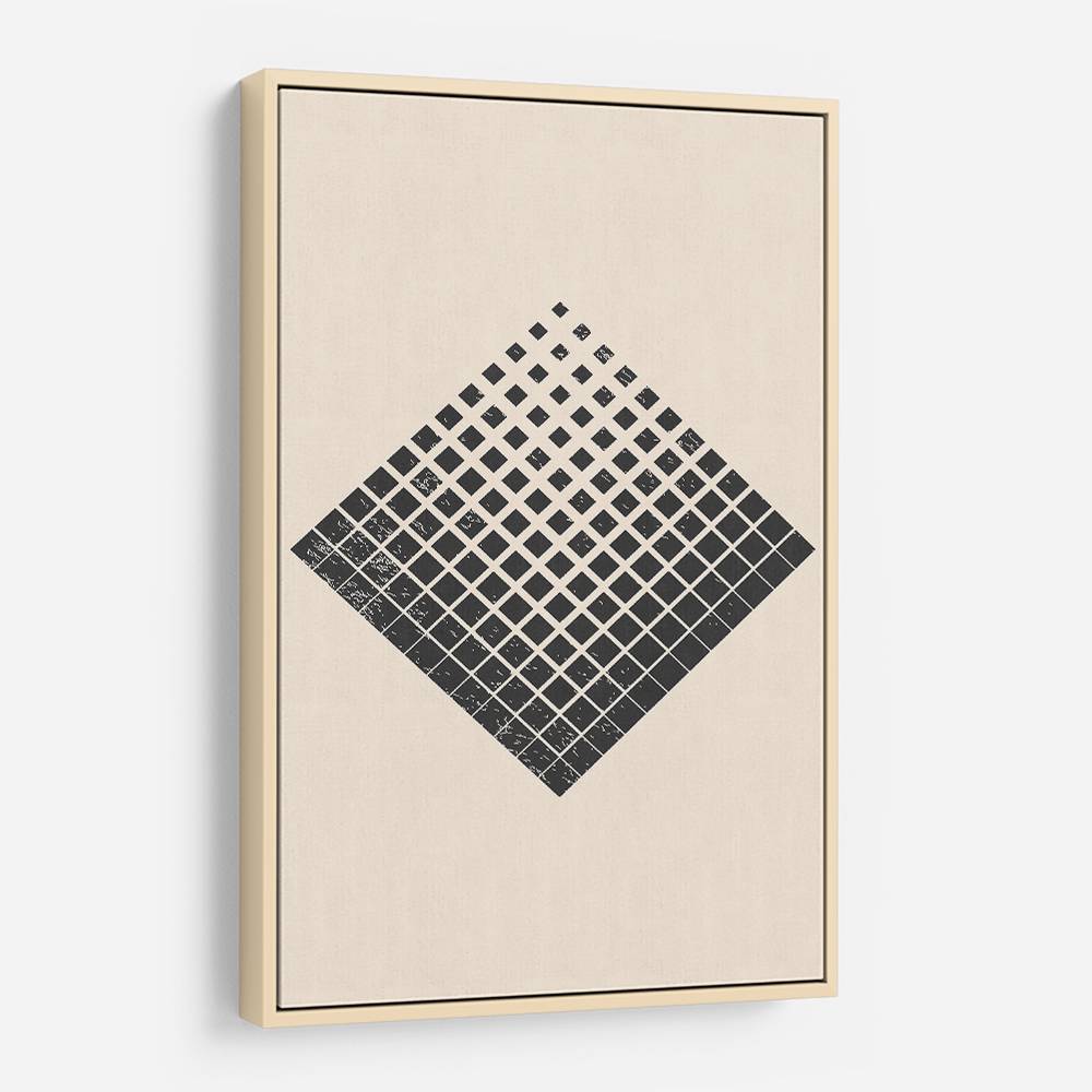 Minimal Halftone Shapes #3 Wall Art