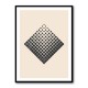 Minimal Halftone Shapes #3 Wall Art