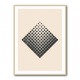 Minimal Halftone Shapes #3 Wall Art