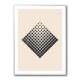 Minimal Halftone Shapes #3 Wall Art