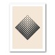 Minimal Halftone Shapes #3 Wall Art