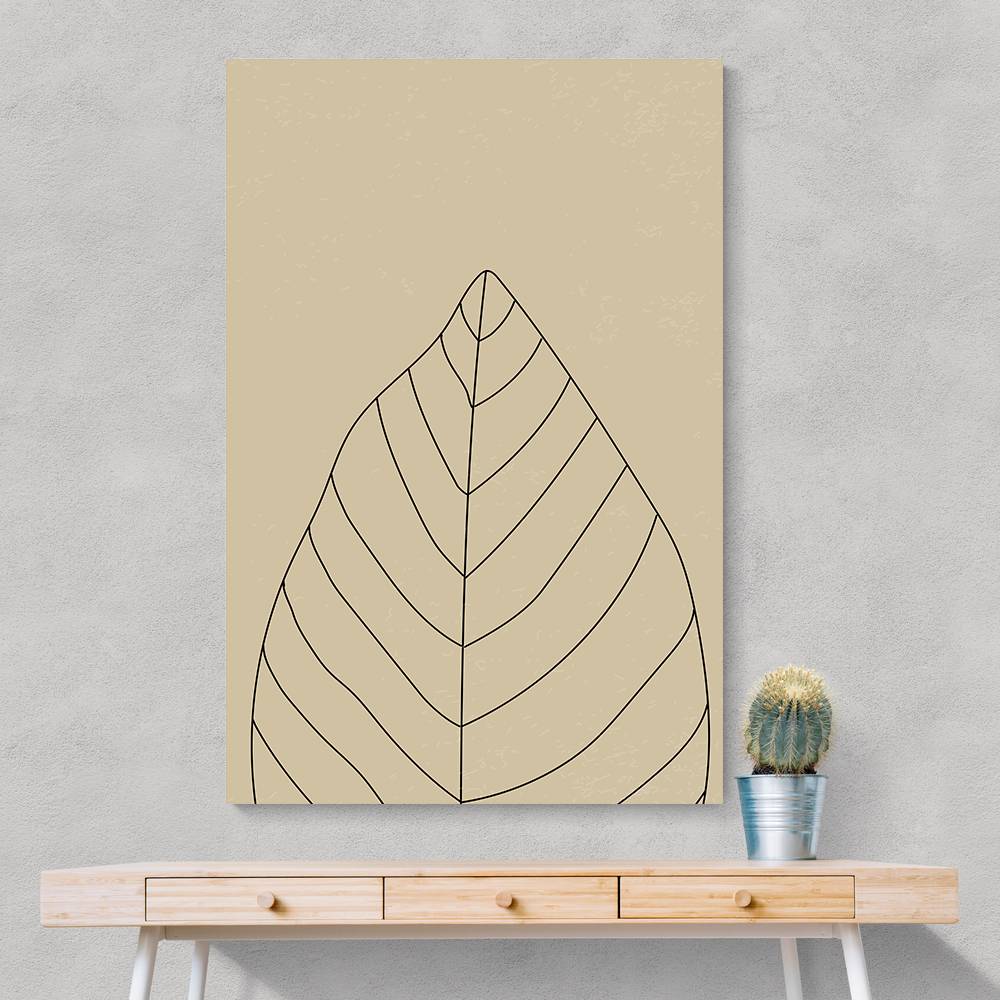 Minimal Leaves #1 Wall Art