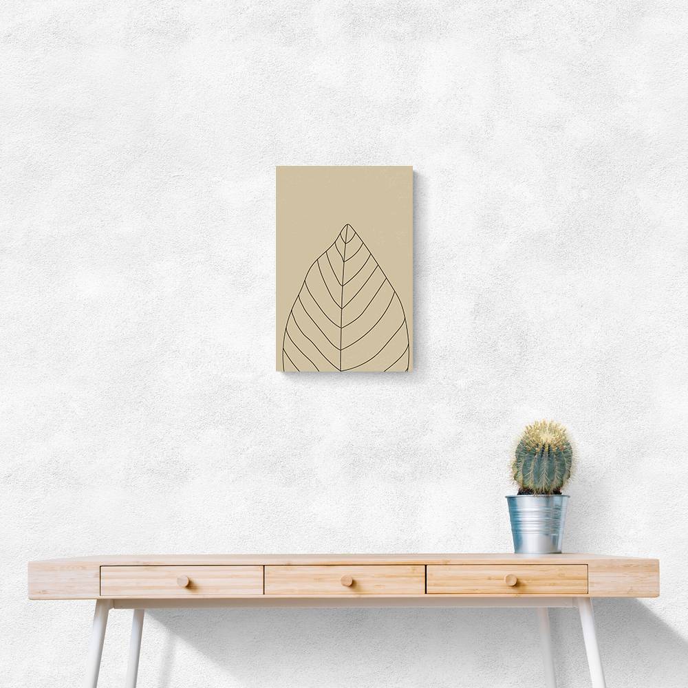 Minimal Leaves #1 Wall Art