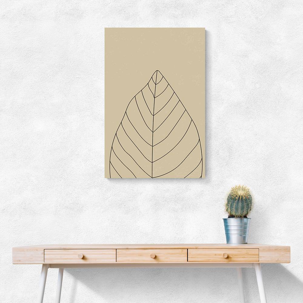 Minimal Leaves #1 Wall Art