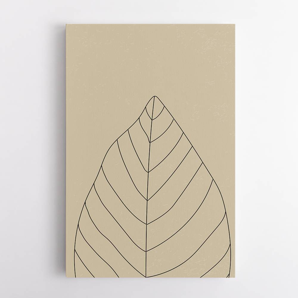 Minimal Leaves #1 Wall Art