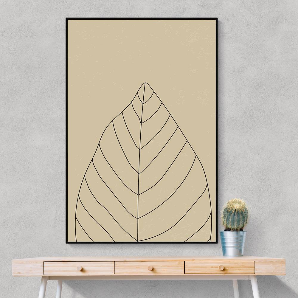 Minimal Leaves #1 Wall Art