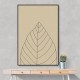 Minimal Leaves #1 Wall Art