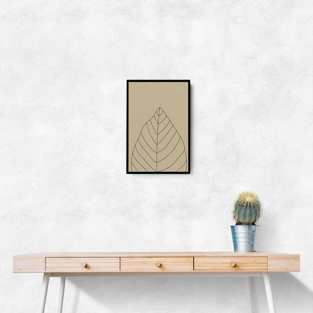 Minimal Leaves #1 Wall Art