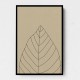 Minimal Leaves #1 Wall Art