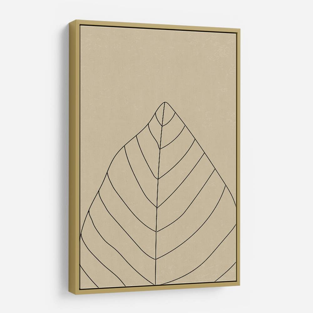 Minimal Leaves #1 Wall Art