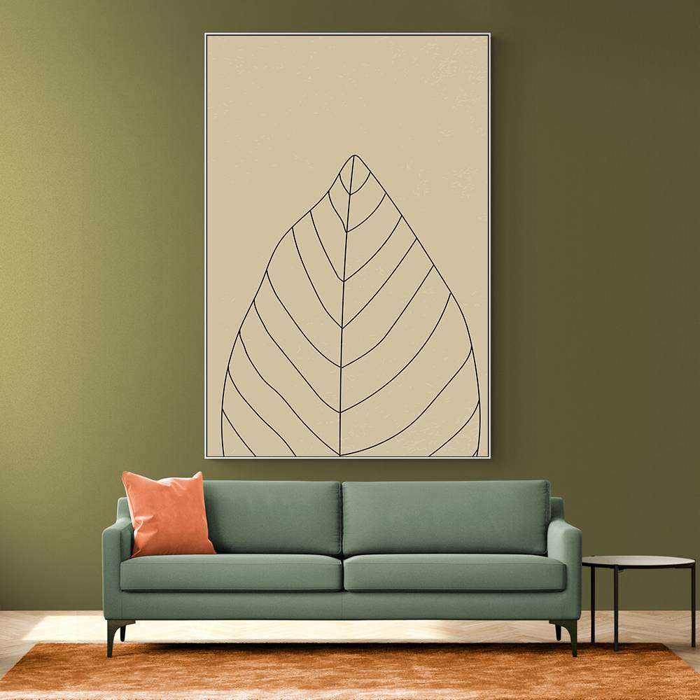 Minimal Leaves #1 Wall Art