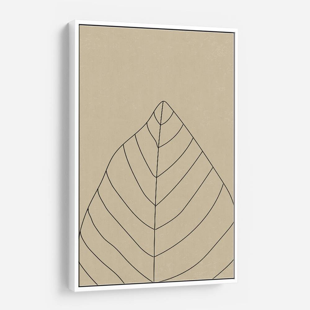 Minimal Leaves #1 Wall Art