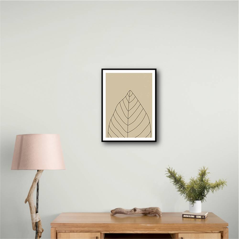 Minimal Leaves #1 Wall Art