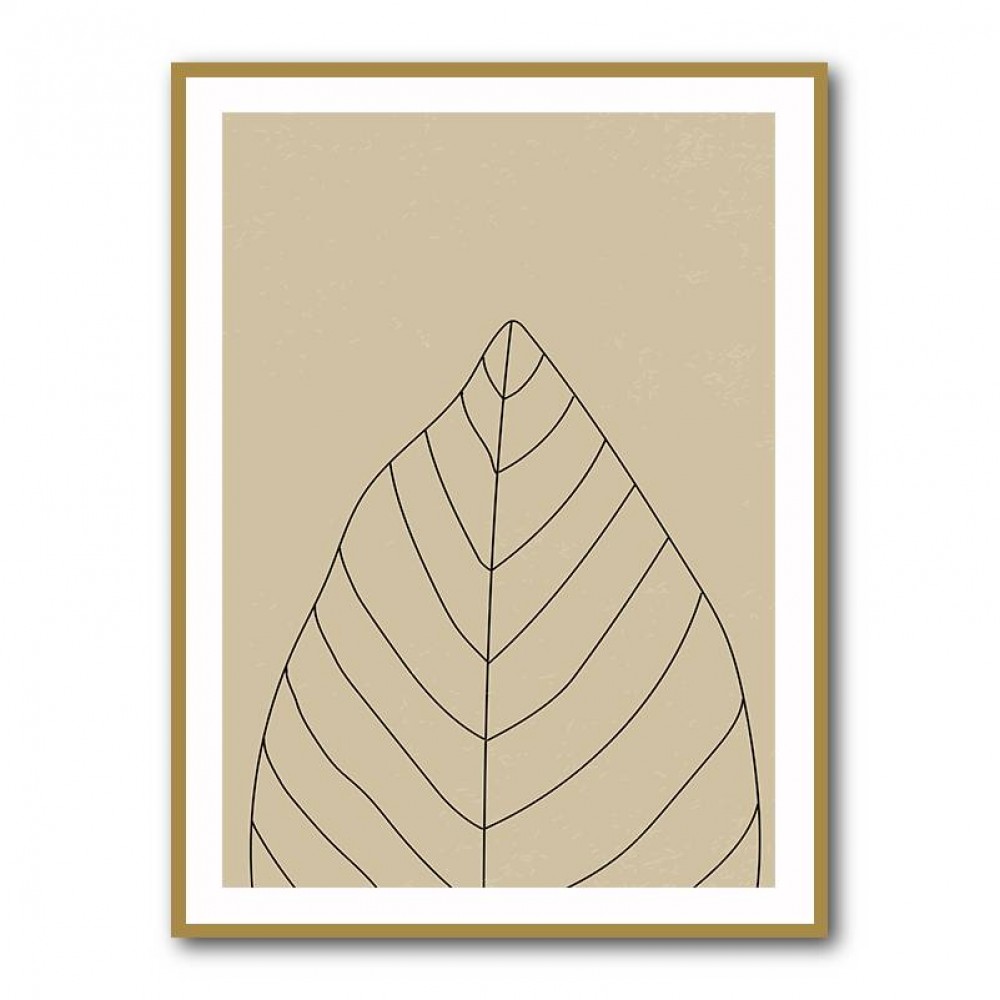 Minimal Leaves #1 Wall Art