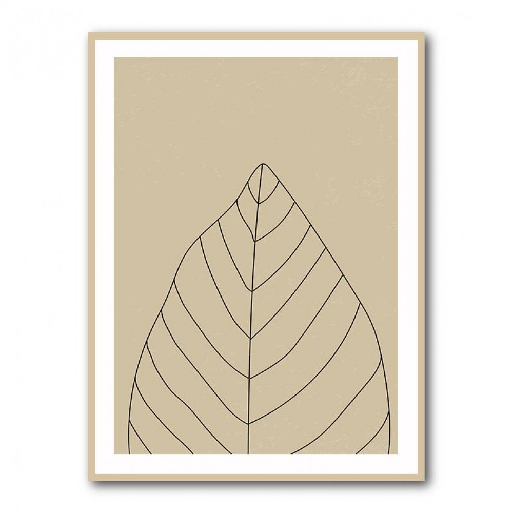 Minimal Leaves #1 Wall Art