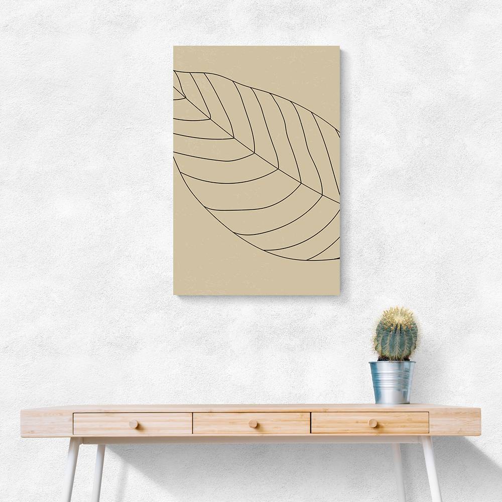 Minimal Leaves #2 Wall Art