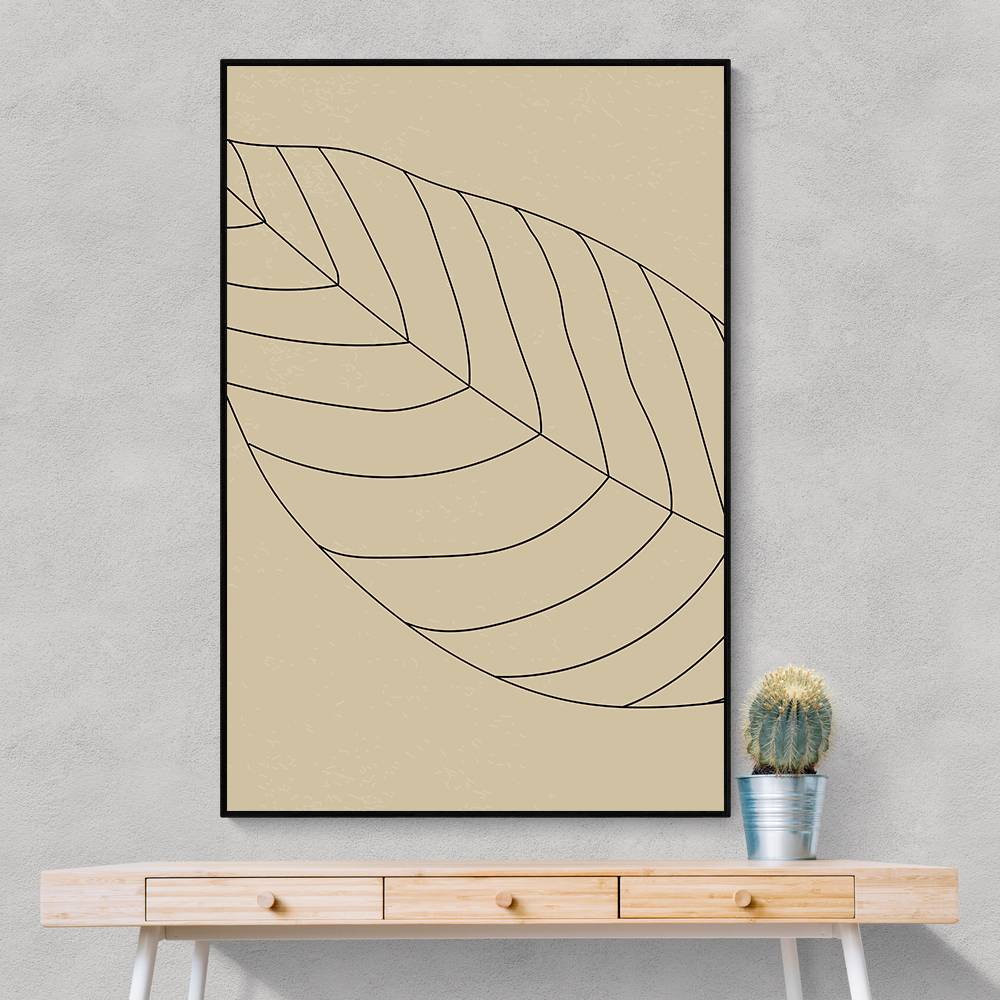 Minimal Leaves #2 Wall Art