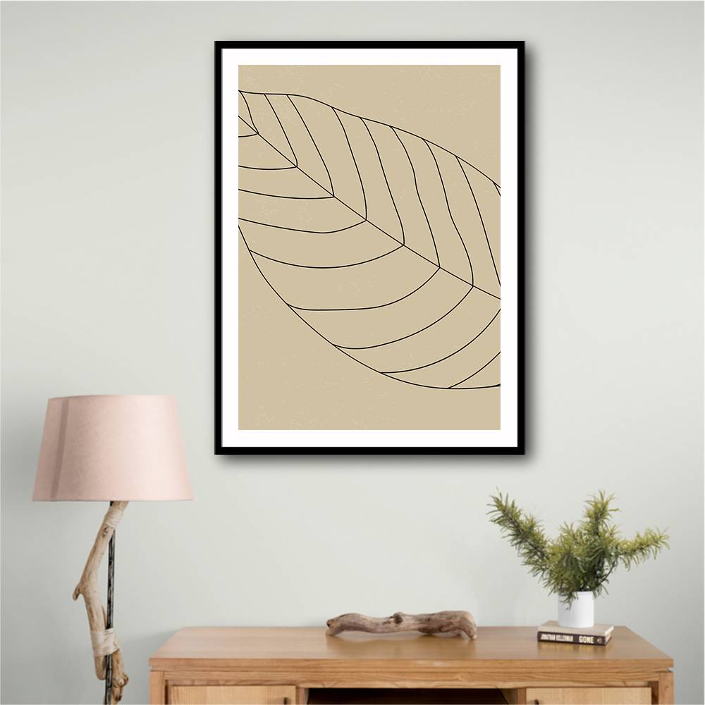 Minimal Leaves #2 Wall Art