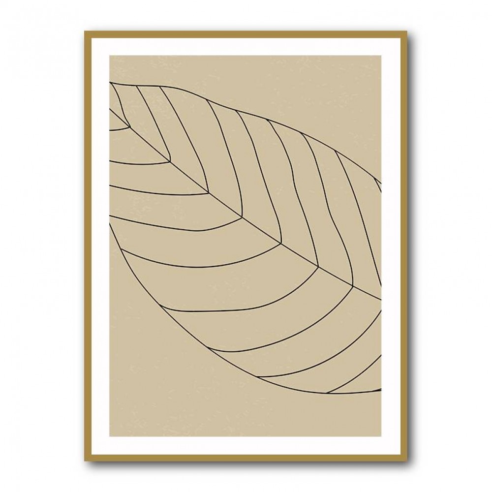 Minimal Leaves #2 Wall Art