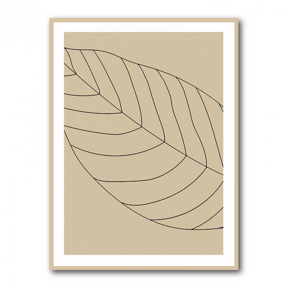 Minimal Leaves #2 Wall Art