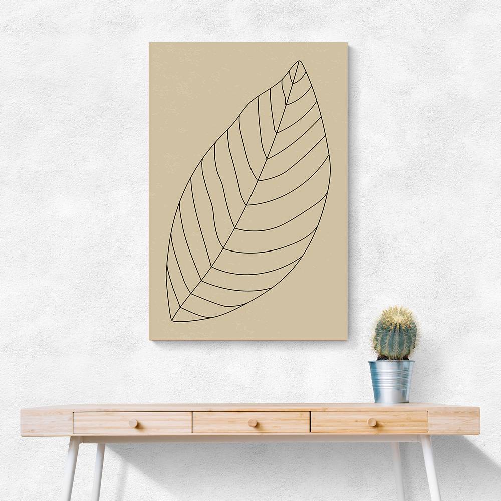 Minimal Leaves #3 Wall Art