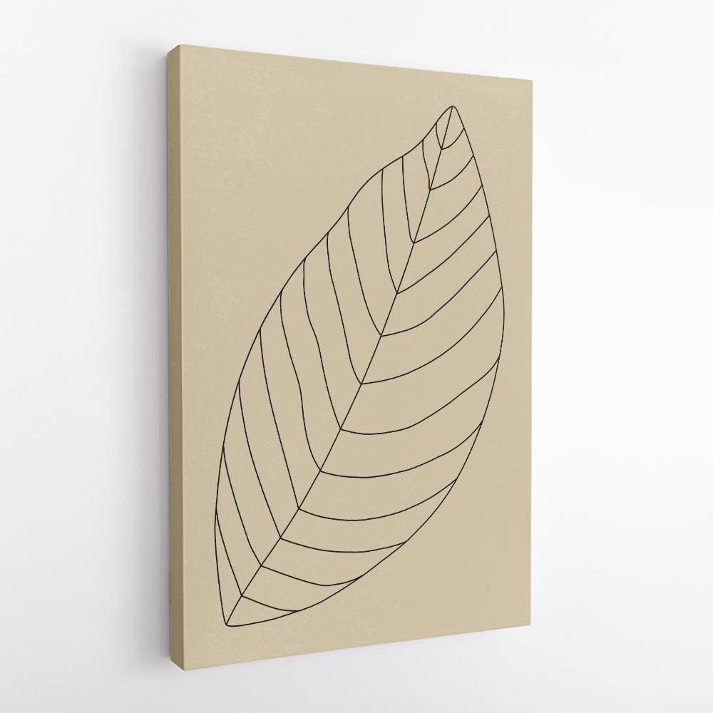 Minimal Leaves #3 Wall Art