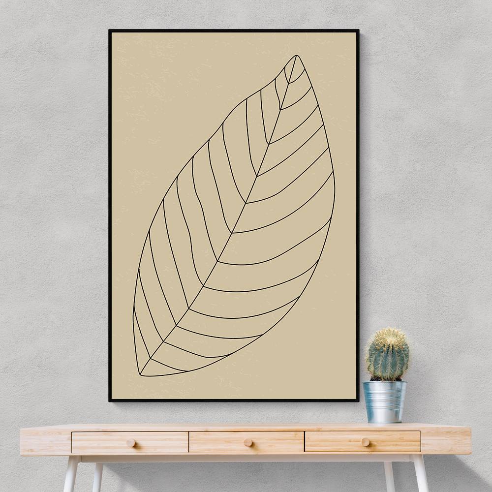 Minimal Leaves #3 Wall Art