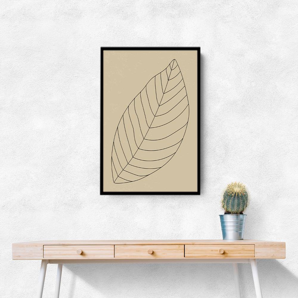 Minimal Leaves #3 Wall Art