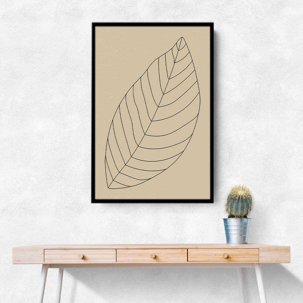 Minimal Leaves #3 Wall Art