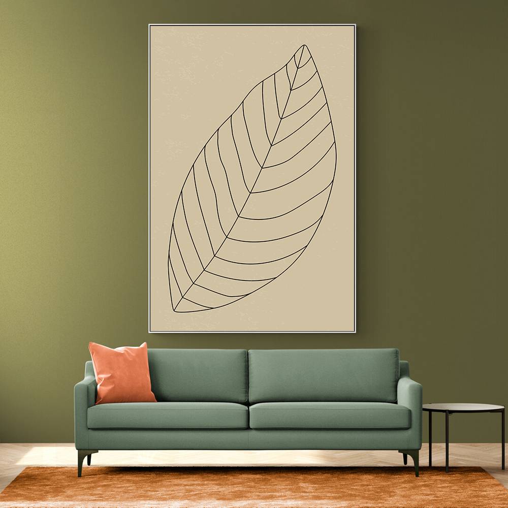 Minimal Leaves #3 Wall Art