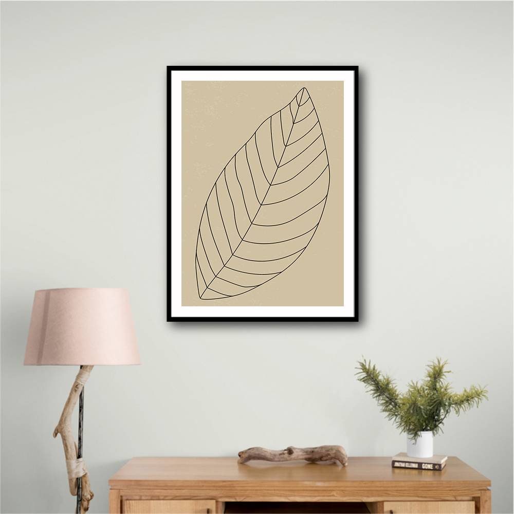 Minimal Leaves #3 Wall Art