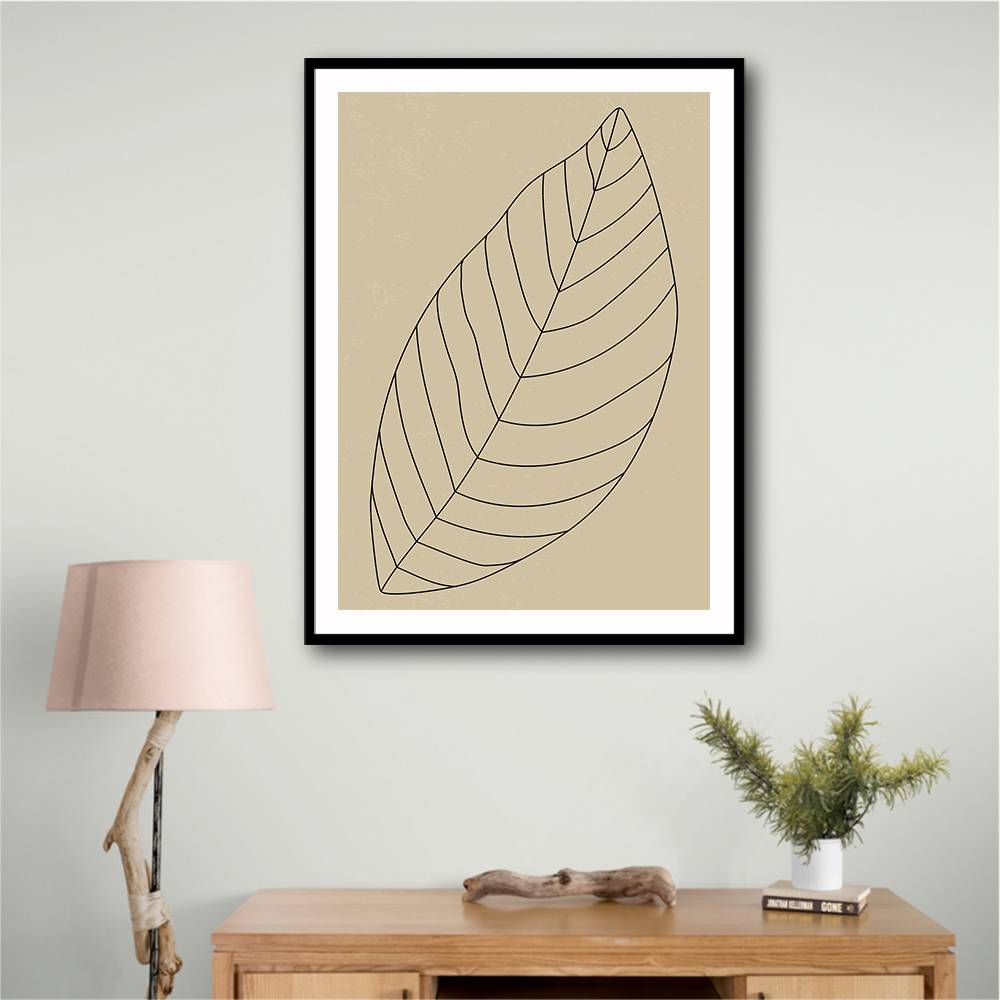 Minimal Leaves #3 Wall Art