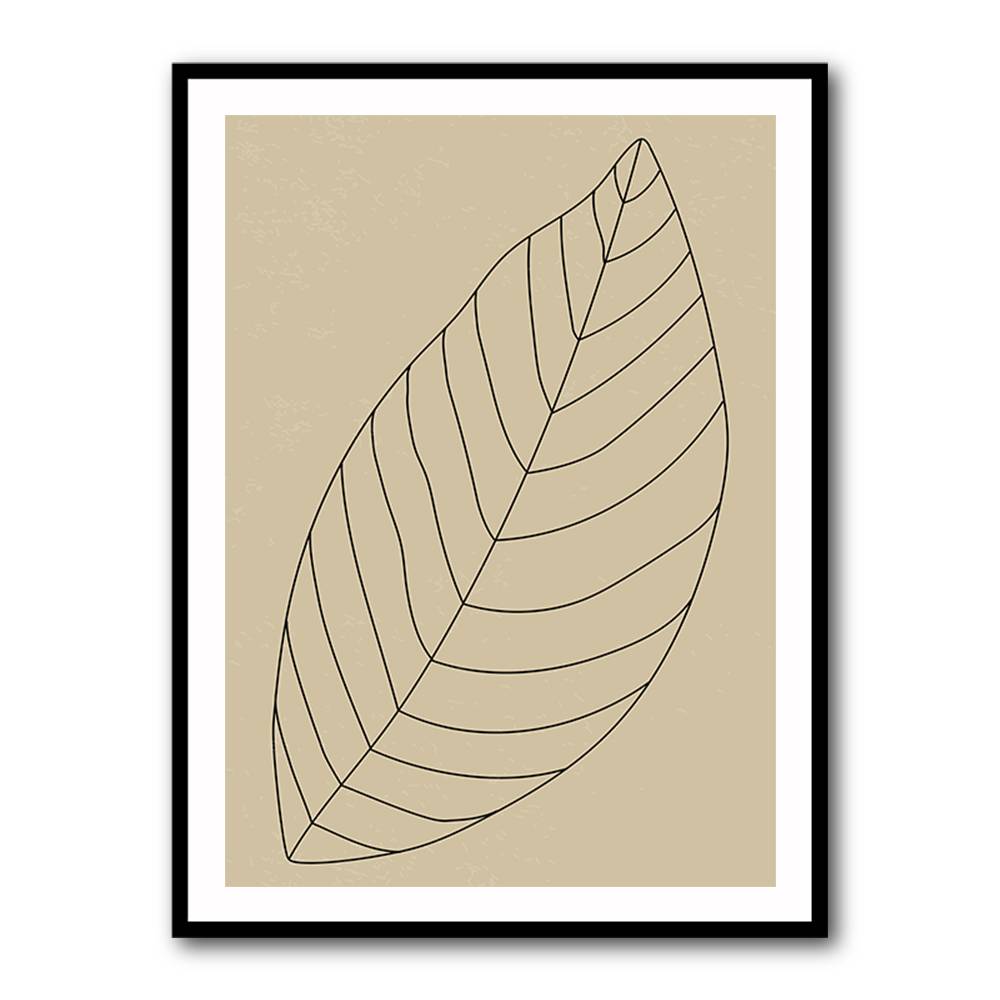 Minimal Leaves #3 Wall Art