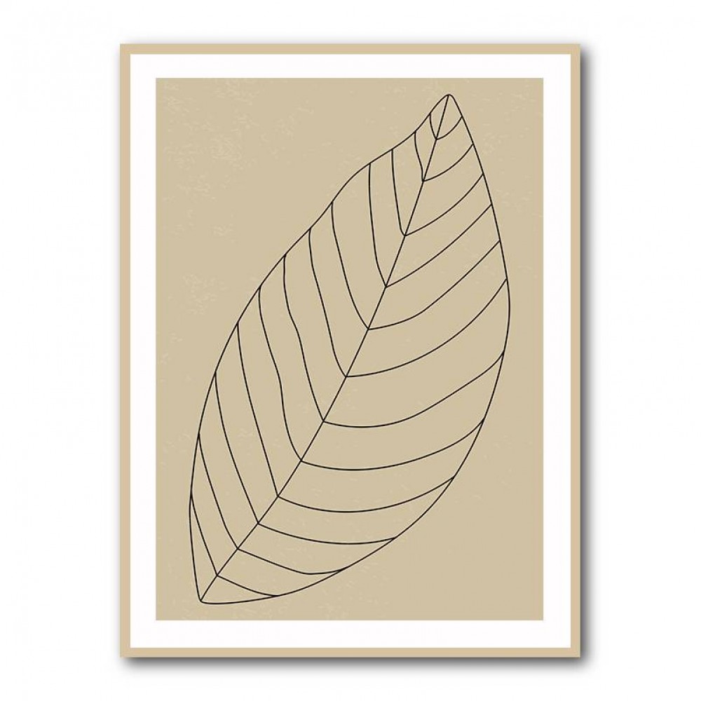 Minimal Leaves #3 Wall Art