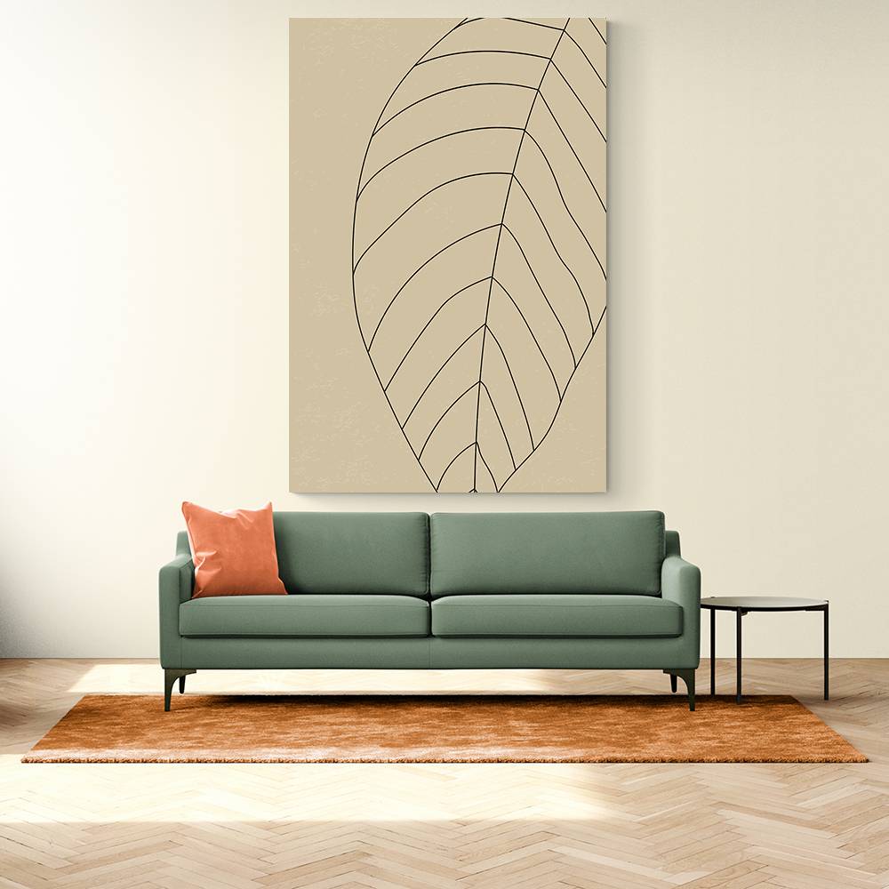 Minimal Leaves #4 Wall Art