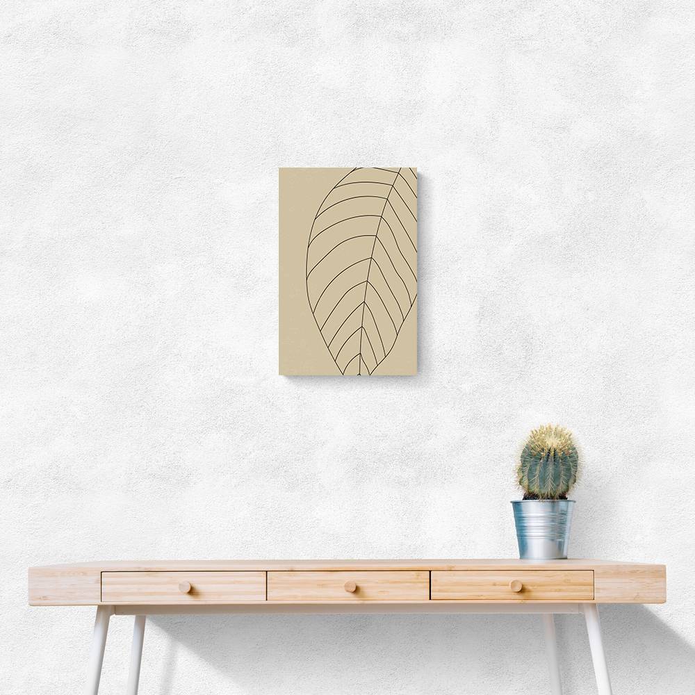 Minimal Leaves #4 Wall Art