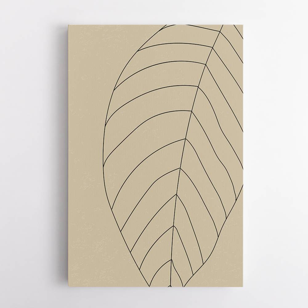 Minimal Leaves #4 Wall Art