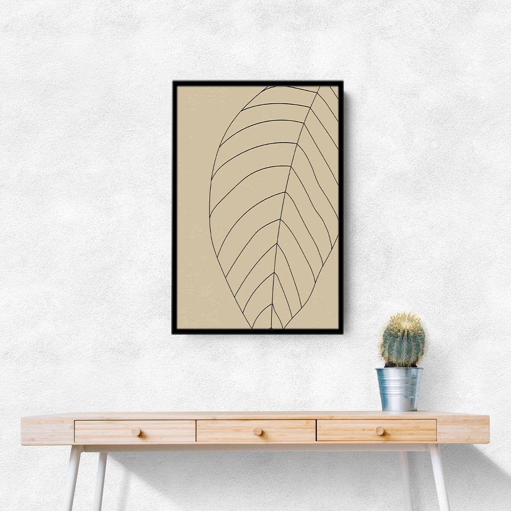 Minimal Leaves #4 Wall Art