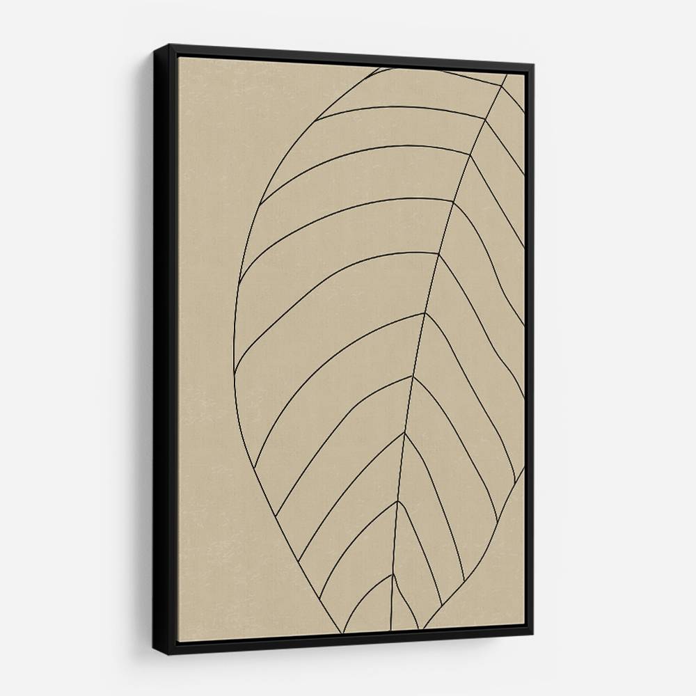 Minimal Leaves #4 Wall Art