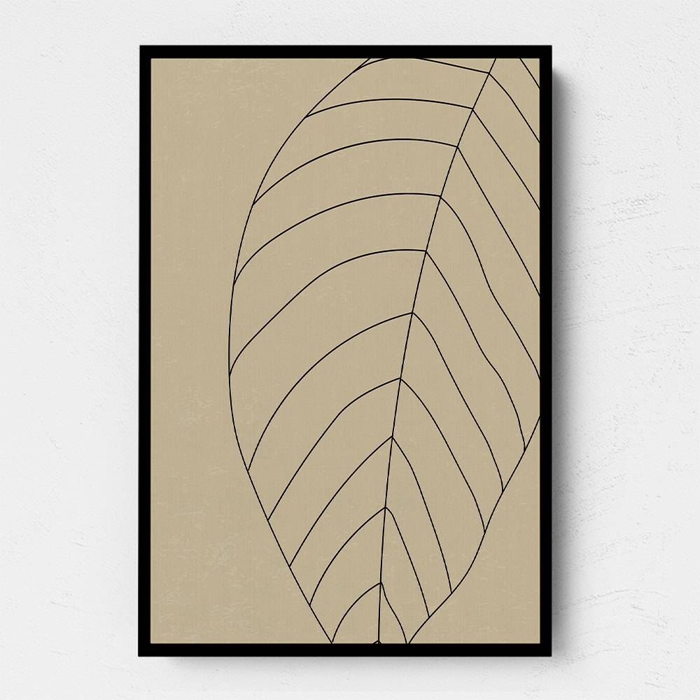 Minimal Leaves #4 Wall Art