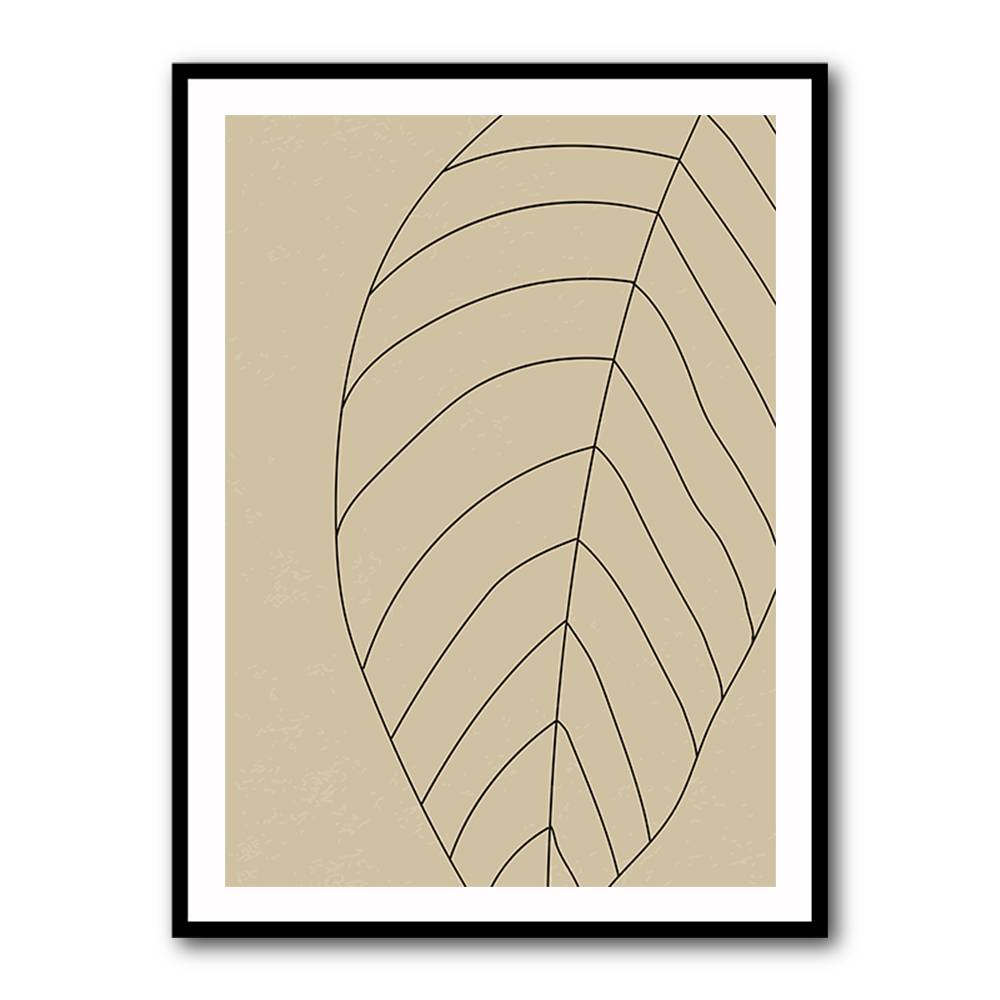 Minimal Leaves #4 Wall Art