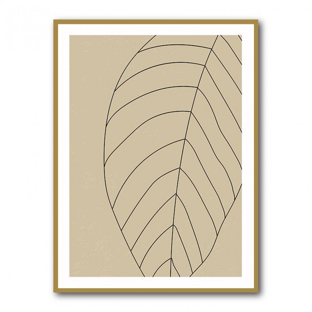 Minimal Leaves #4 Wall Art