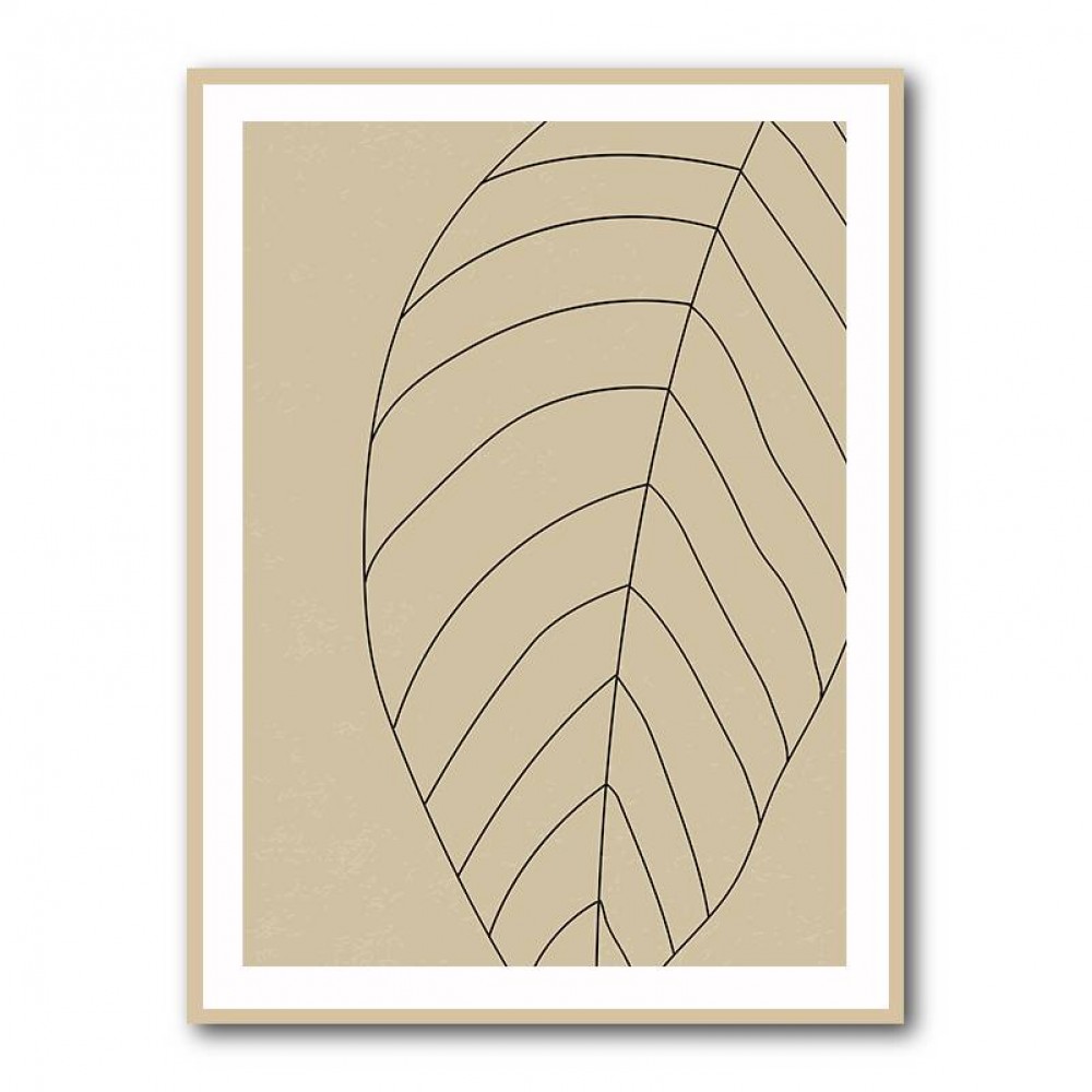 Minimal Leaves #4 Wall Art