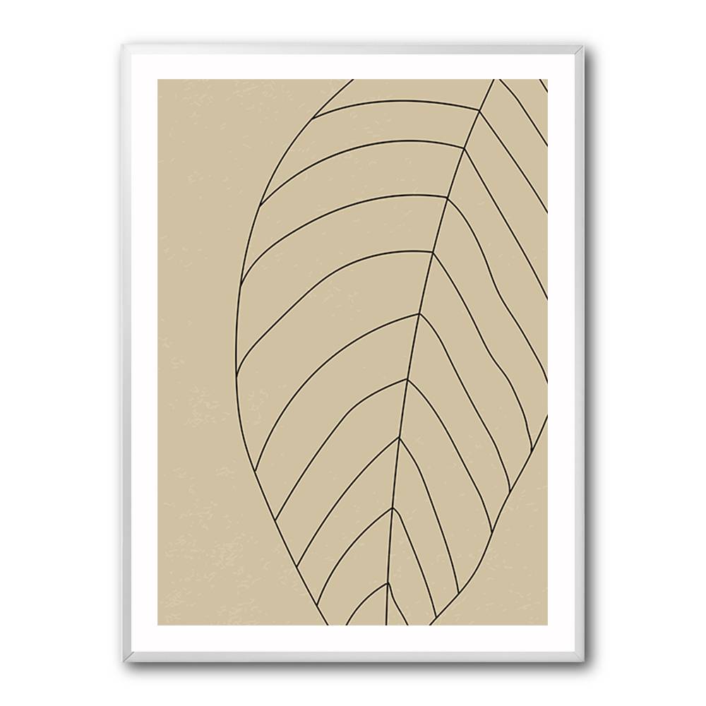 Minimal Leaves #4 Wall Art