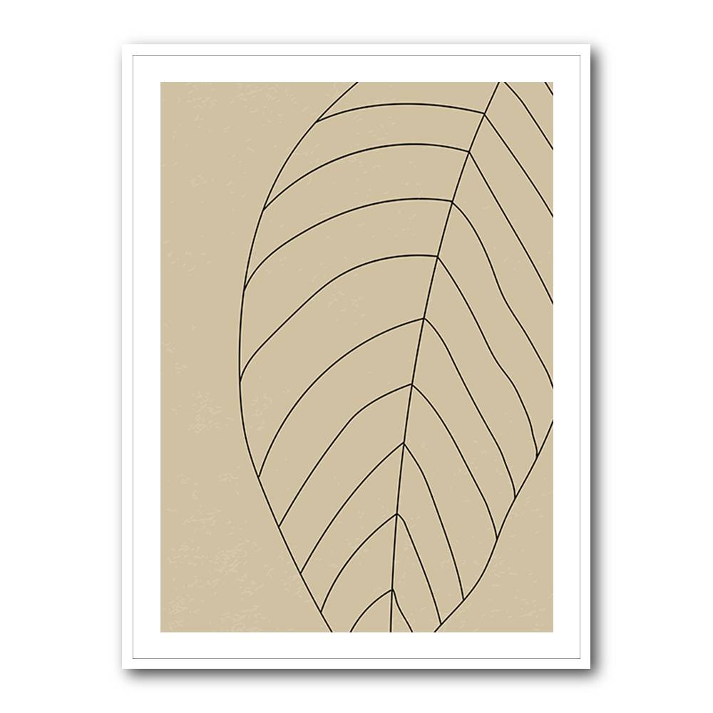 Minimal Leaves #4 Wall Art