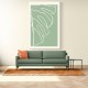 Minimal Monstera Collection #3 Wall Art