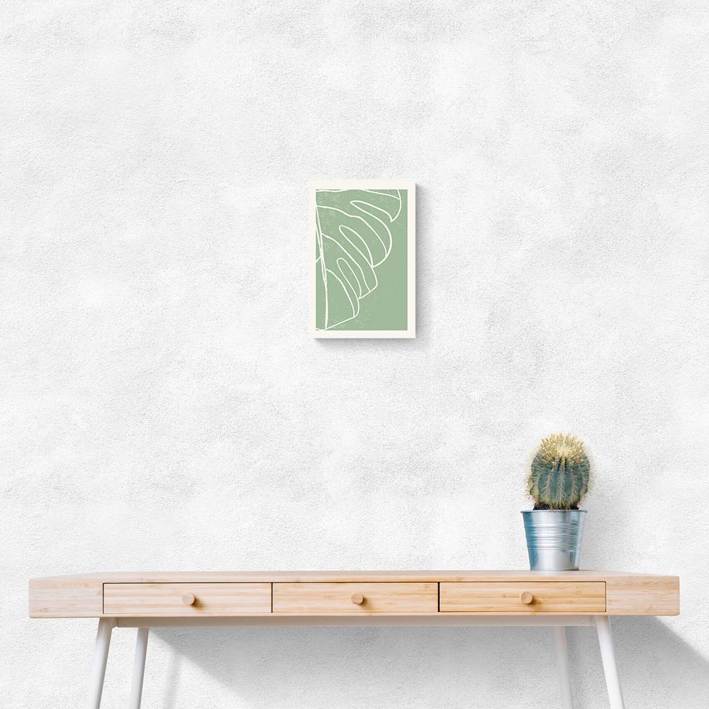 Minimal Monstera Collection #3 Wall Art